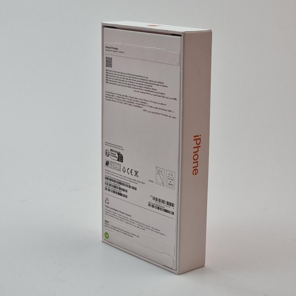 iPhone 17 Pro Max 256GB Cosmic Orange | Nieuw uit seal, Apple, Nieuw, Support@apple.com, One Apple Park Way
Cupertino, CA 95014
United States
