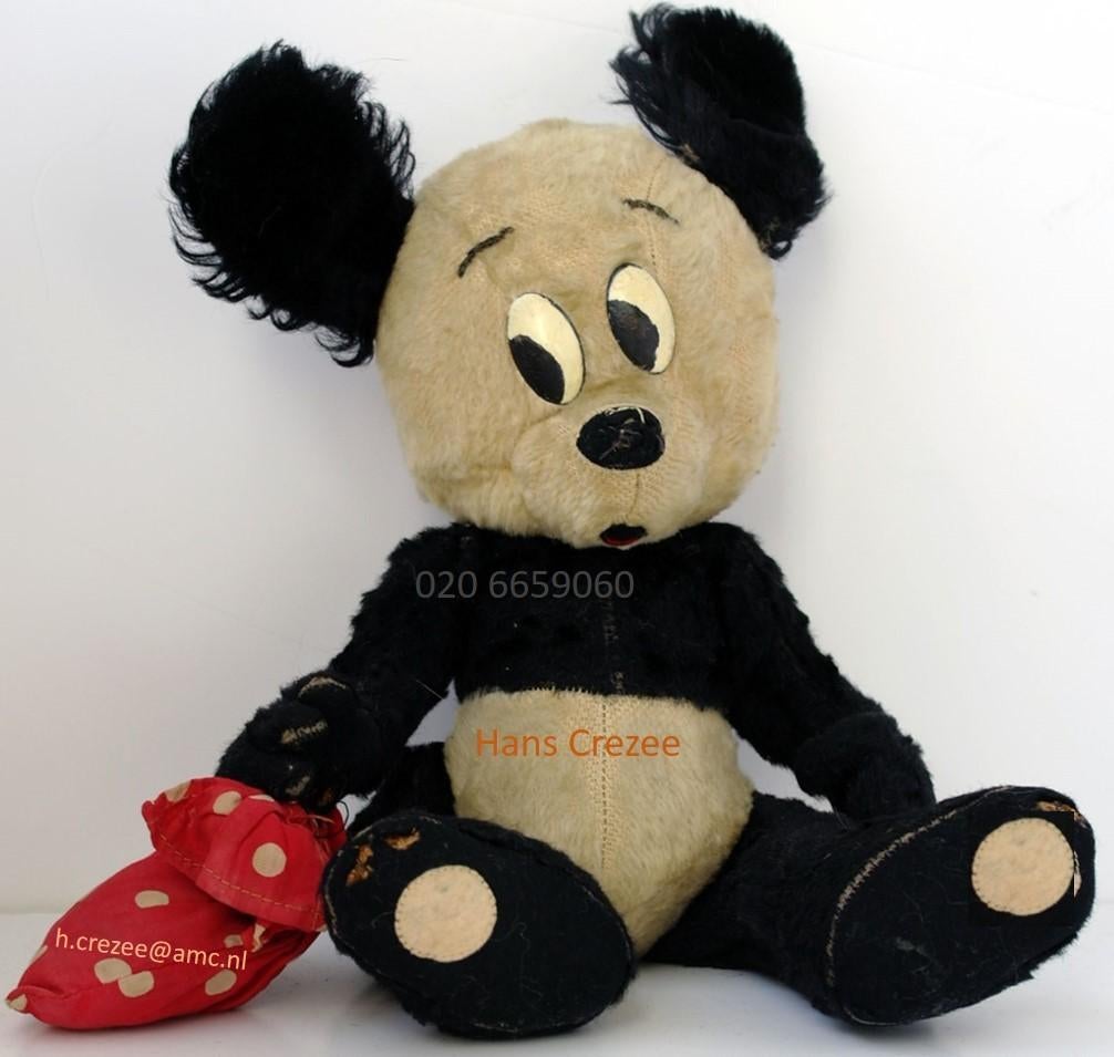 zoek oud Toonder Panda Bommel Tom Poes pluche pop 1940 1950, Antiek en Kunst, Antiek | Speelgoed, Ophalen of Verzenden