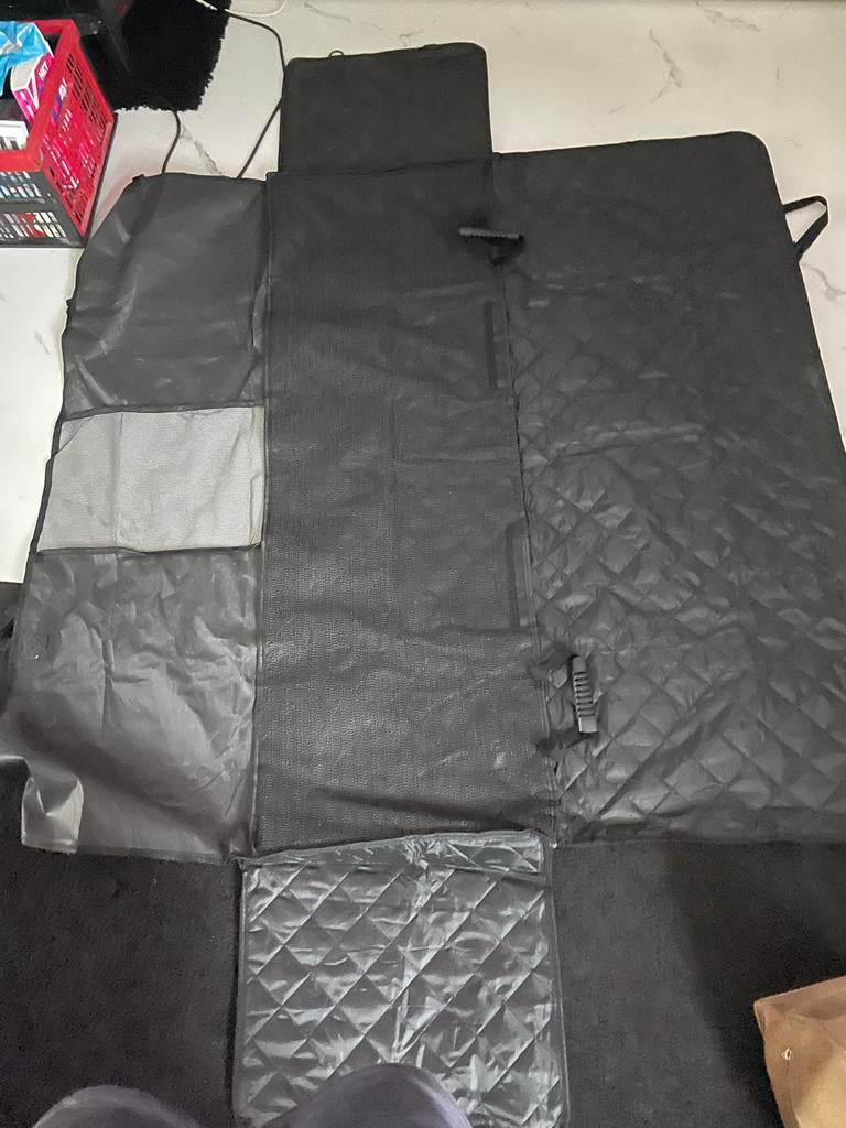 Hondenhoes voor achterbank auto - Zwart, waterdicht, Ophalen of Verzenden, Gebruikt