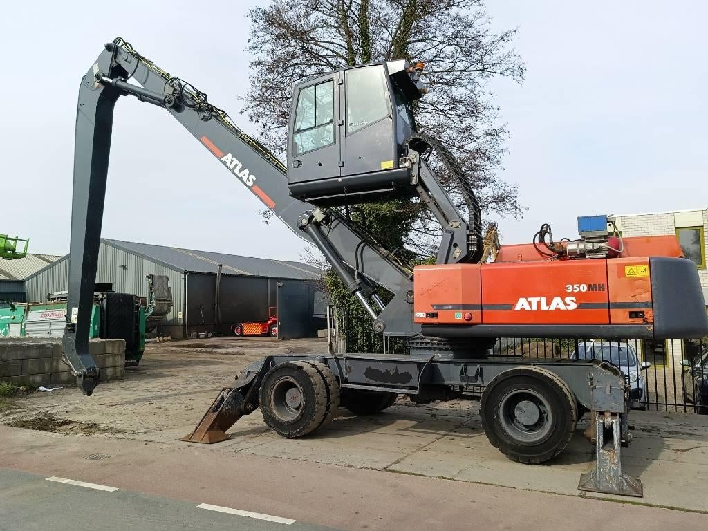 Atlas 350 MH overslag kraan waste handler umslag bagger, Kraan