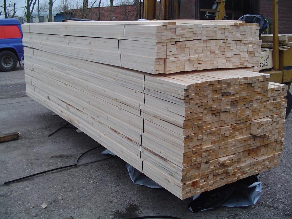 Panlatten 20 x 45mm L: 3000/3600/4200/5100mm, Steen of Klei, Nieuw, Ophalen of Verzenden, 15 m² of meer