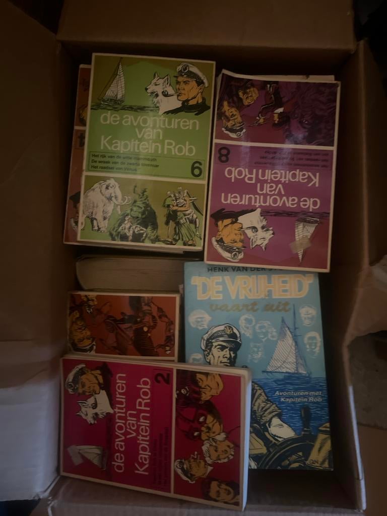 Vintage collectie: De Avonturen van Kapitein Rob, Meerdere stripboeken, Ophalen of Verzenden, Gelezen