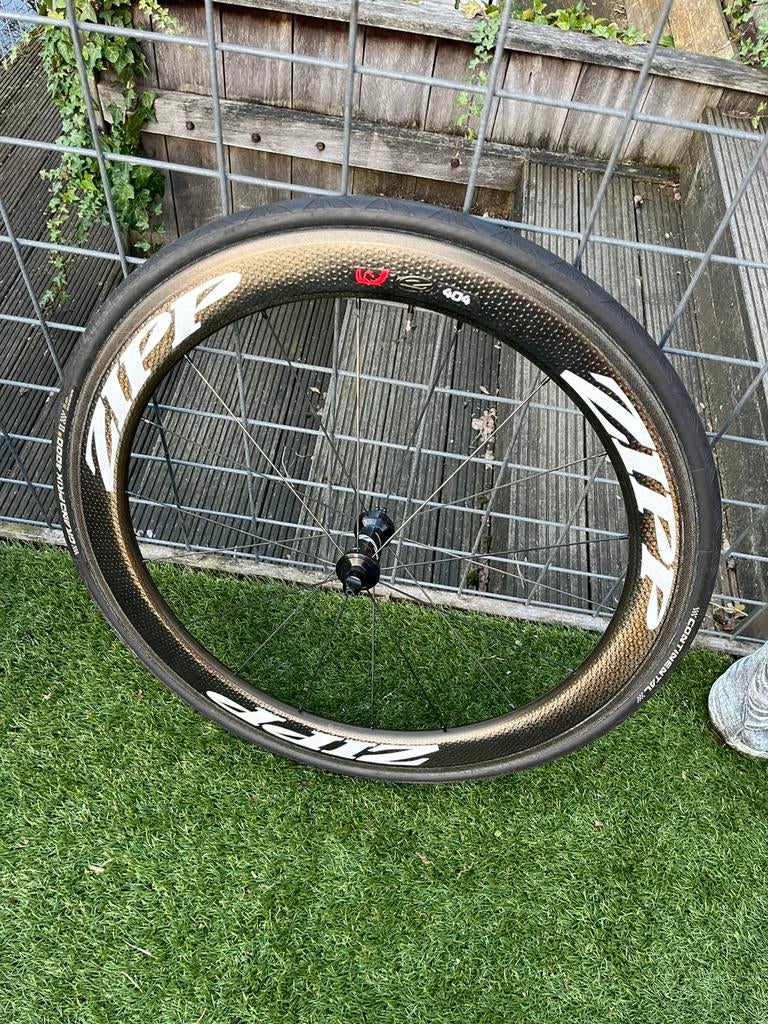 Zipp 404 voorwiel, Ophalen, Gebruikt, Wiel