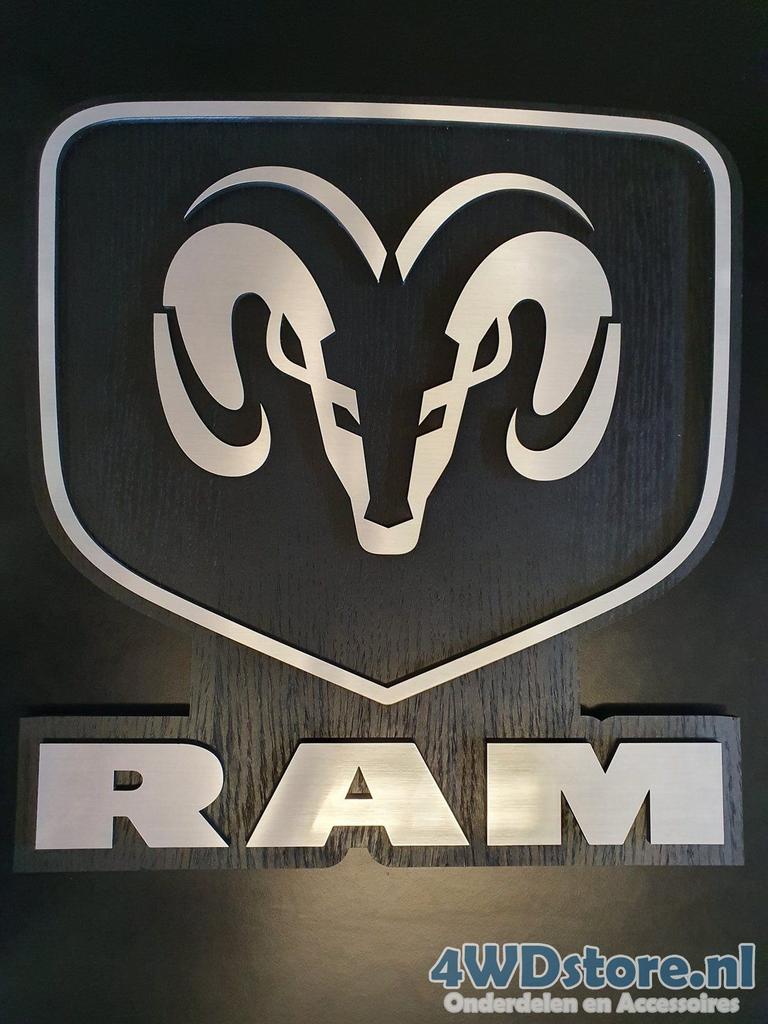 Dodge RAM - Showroombord - Mancave - Slaapkamer - Garage - R, Verzamelen, -, -, Nieuw, Ophalen of Verzenden
