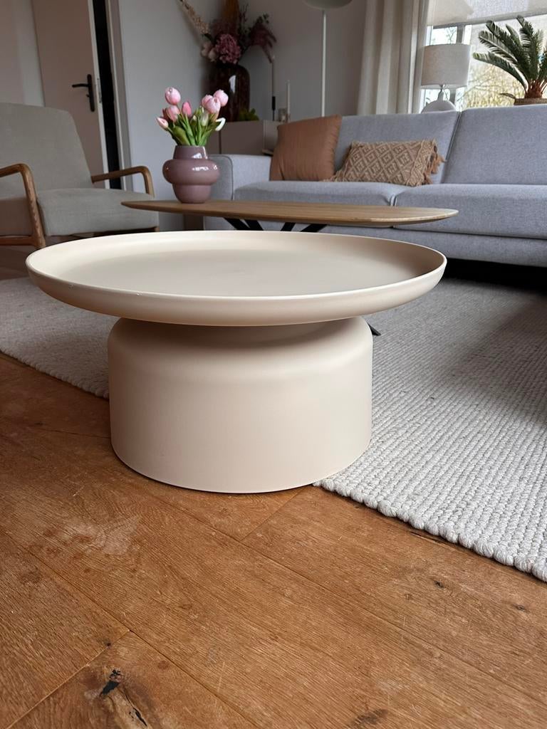 Leuk (tuin) tafeltje NIEUW!, Minder dan 55 cm, Rond, Zo goed als nieuw, Ophalen