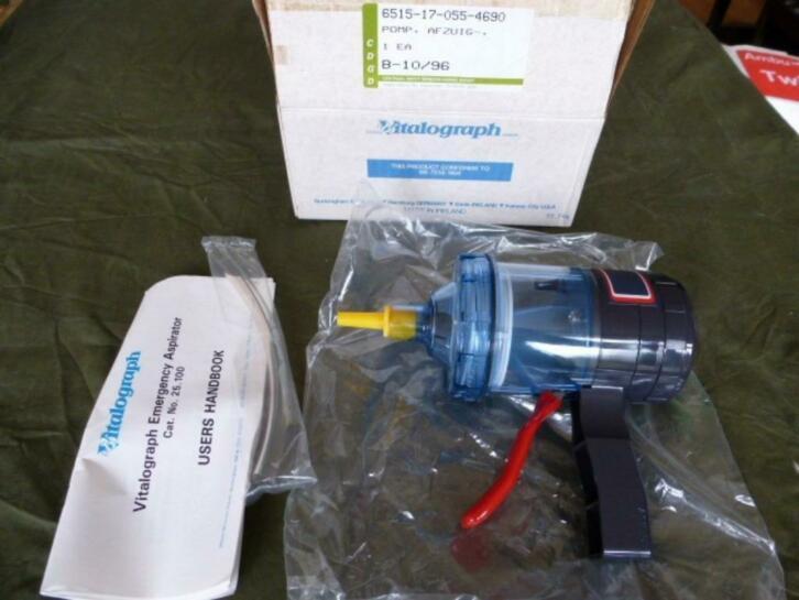 Vitalograph handpompje medisch veterinair huisarts, Niet ingevuld, Niet ingevuld, Ophalen of Verzenden, Zo goed als nieuw
