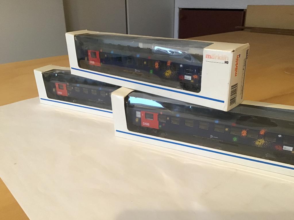 Set Märklin 4269 couchetterijtuig, Hobby en Vrije tijd, Modeltreinen | H0, Ophalen, Wisselstroom, Wagon, Zo goed als nieuw