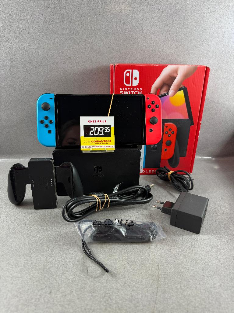 Nintendo Switch Oled Console | ZGAN in doos | 406002, Switch OLED, Ophalen of Verzenden, Zo goed als nieuw, Met 1 controller