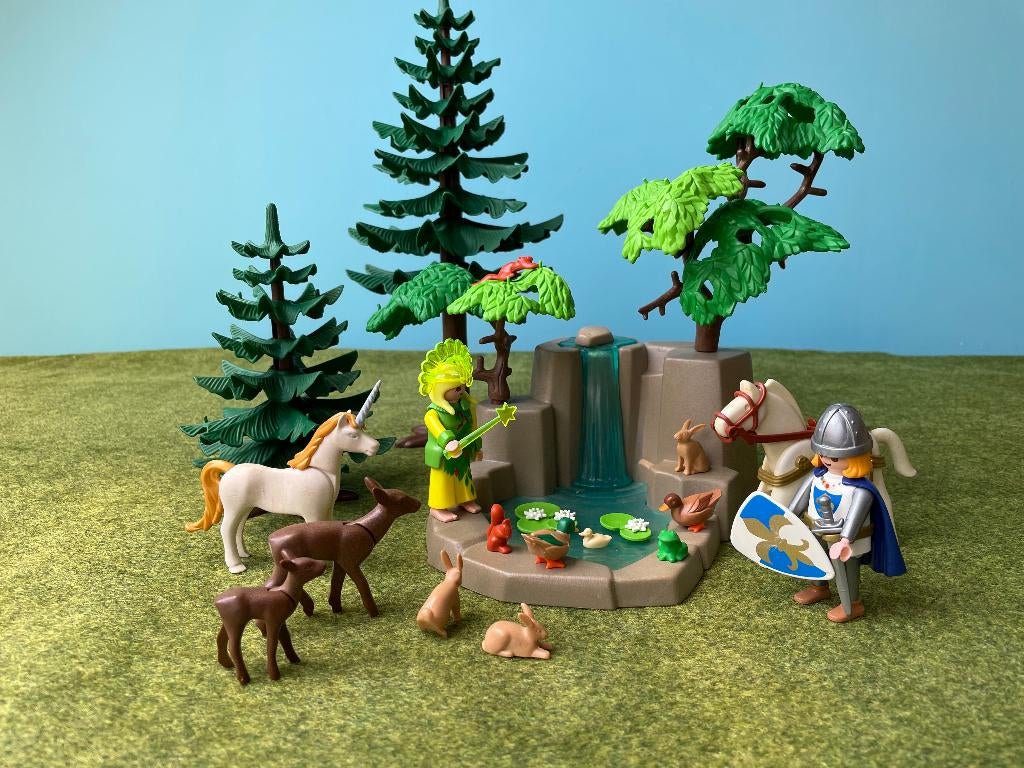 Playmobil Magic 3896 Waterval met fee - Fairy’s Waterfall, Ophalen of Verzenden, Gebruikt, Complete set