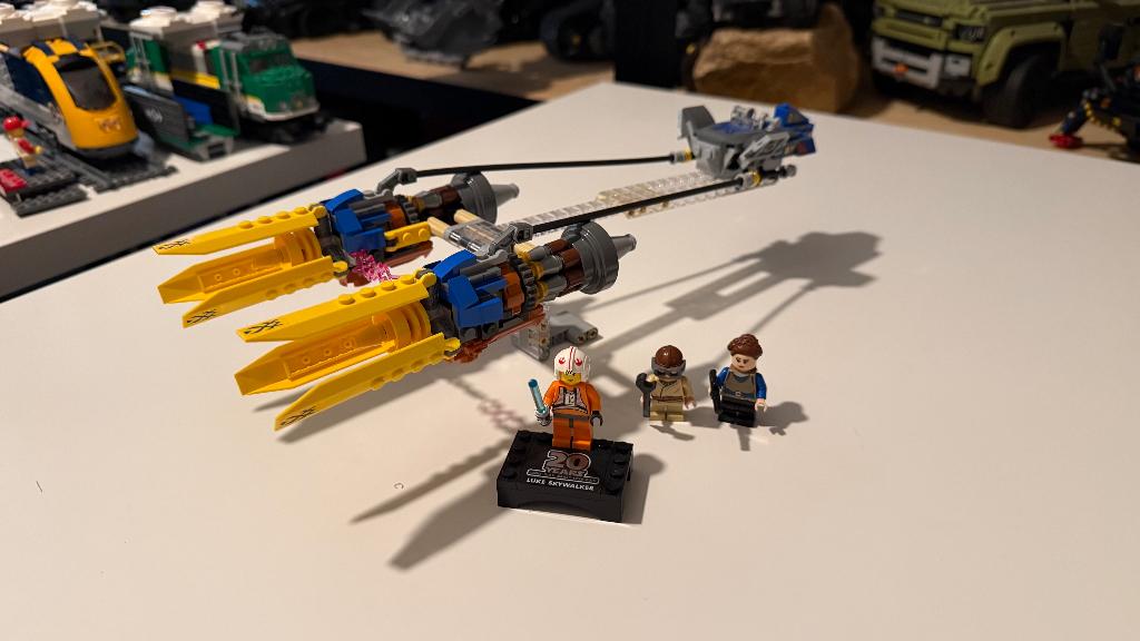 Lego 75258 Anakin's Podracer Jubileum 20jr Star Wars ZGAN, Ophalen of Verzenden, Zo goed als nieuw, Complete set, Lego