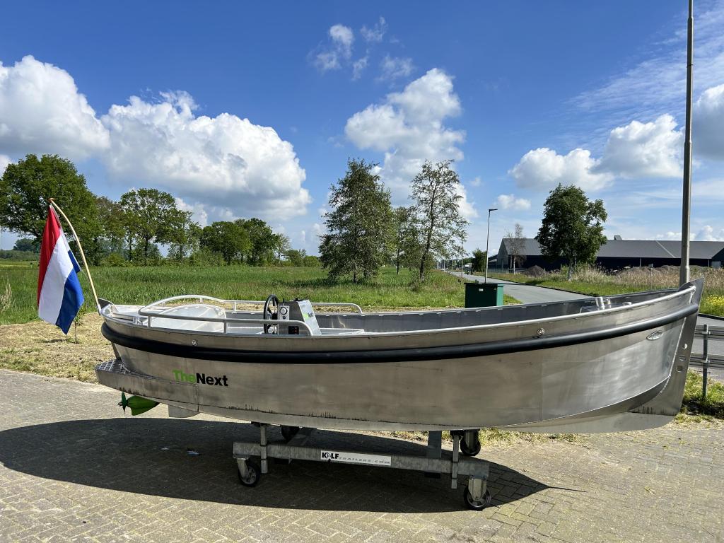 Alumax The Next 530 2021, Watersport en Boten, Sloepen, Tot 10 pk, Elektrisch, Aluminium, Zo goed als nieuw