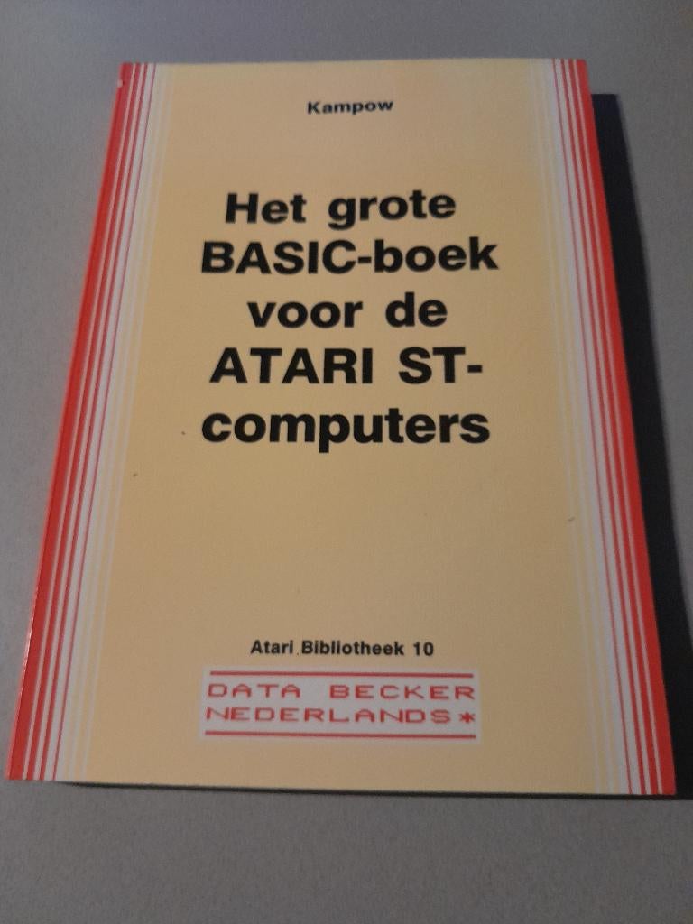 Het grote Basic-boek voor de Atari ST Computers, Computers en Software, Vintage Computers, Verzenden, Atari