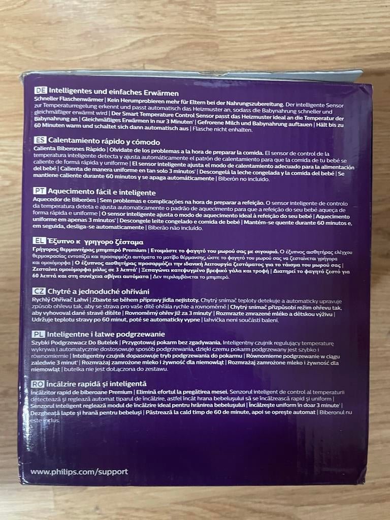 Philips Avent flessenwarmer SCF358, Ophalen of Verzenden, Gebruikt, Flessen- of potjesverwarmer