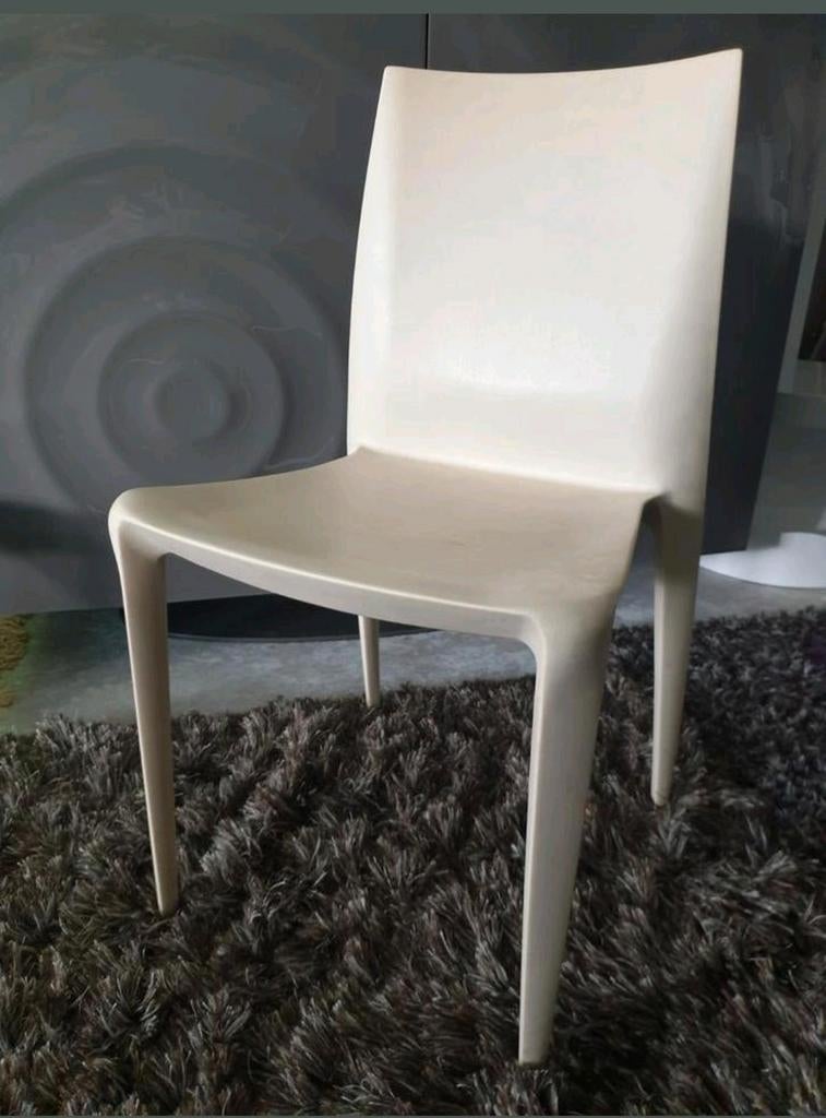 The Bellini chair by Heller 5 stoelen, goede gebruikte staat, Ophalen, Kunststof, Gebruikt, Wit