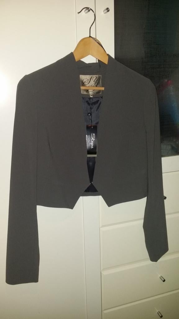 Nieuw Steps Jasje Maat 38/40 (M) - Donkergrijs zara 💫, Kleding | Dames, Jasjes, Kostuums en Pakken, Nieuw, Jasje, Maat 38/40 (M)