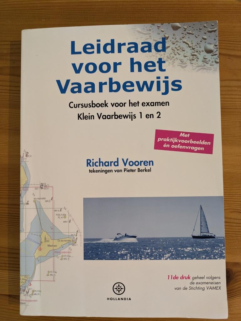 Nieuw! Leidraad voor Klein Vaarbewijs 1&2 Cursusboek Zeilen., Ophalen of Verzenden