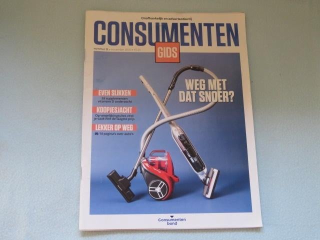 1 EURO OF GRATIS Consumentengids november 2020, Ophalen, Zo goed als nieuw, Overige typen