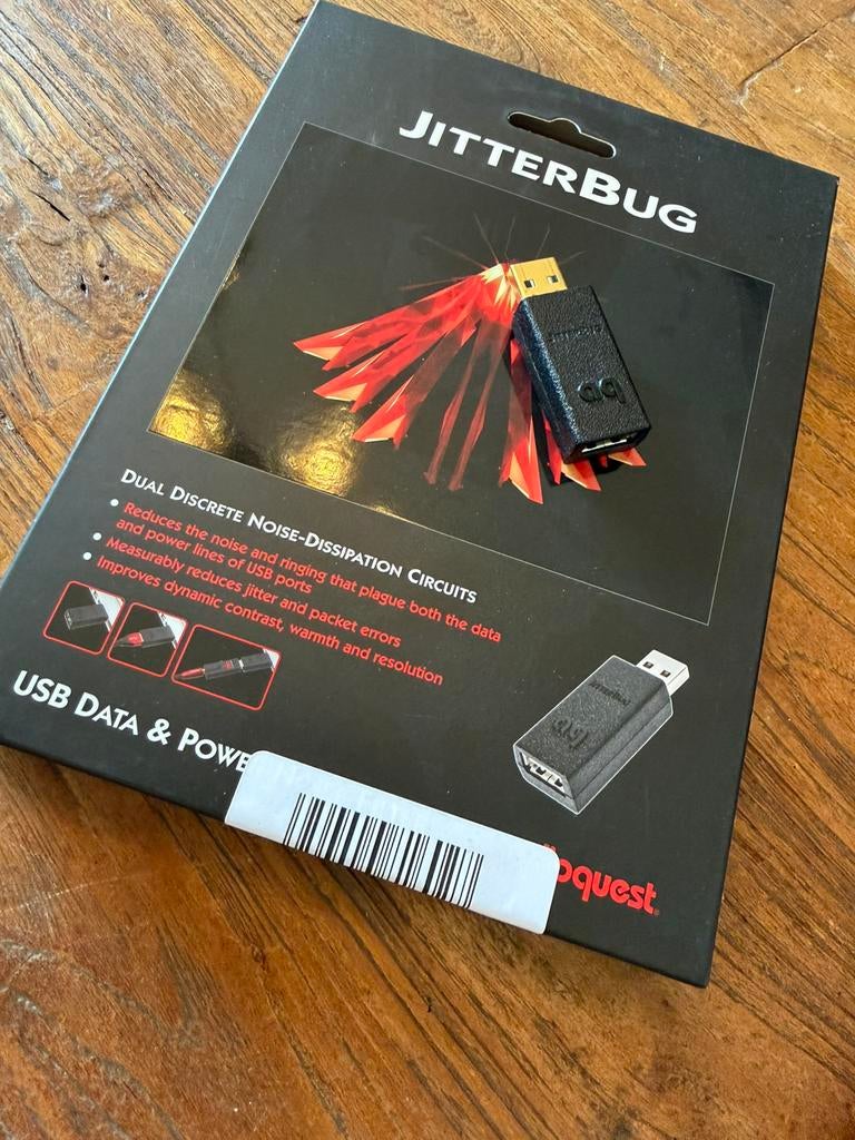 AudioQuest JitterBug USB Data & Power Noise Filter, Ophalen of Verzenden, Zo goed als nieuw