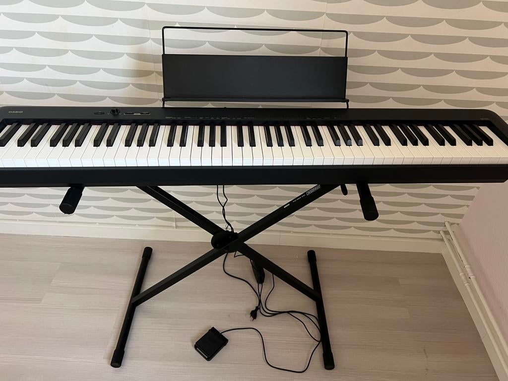 Elektrische piano Casio CDP-S110, Muziek en Instrumenten, Piano's, Ophalen, Zwart, Digitaal, Zo goed als nieuw