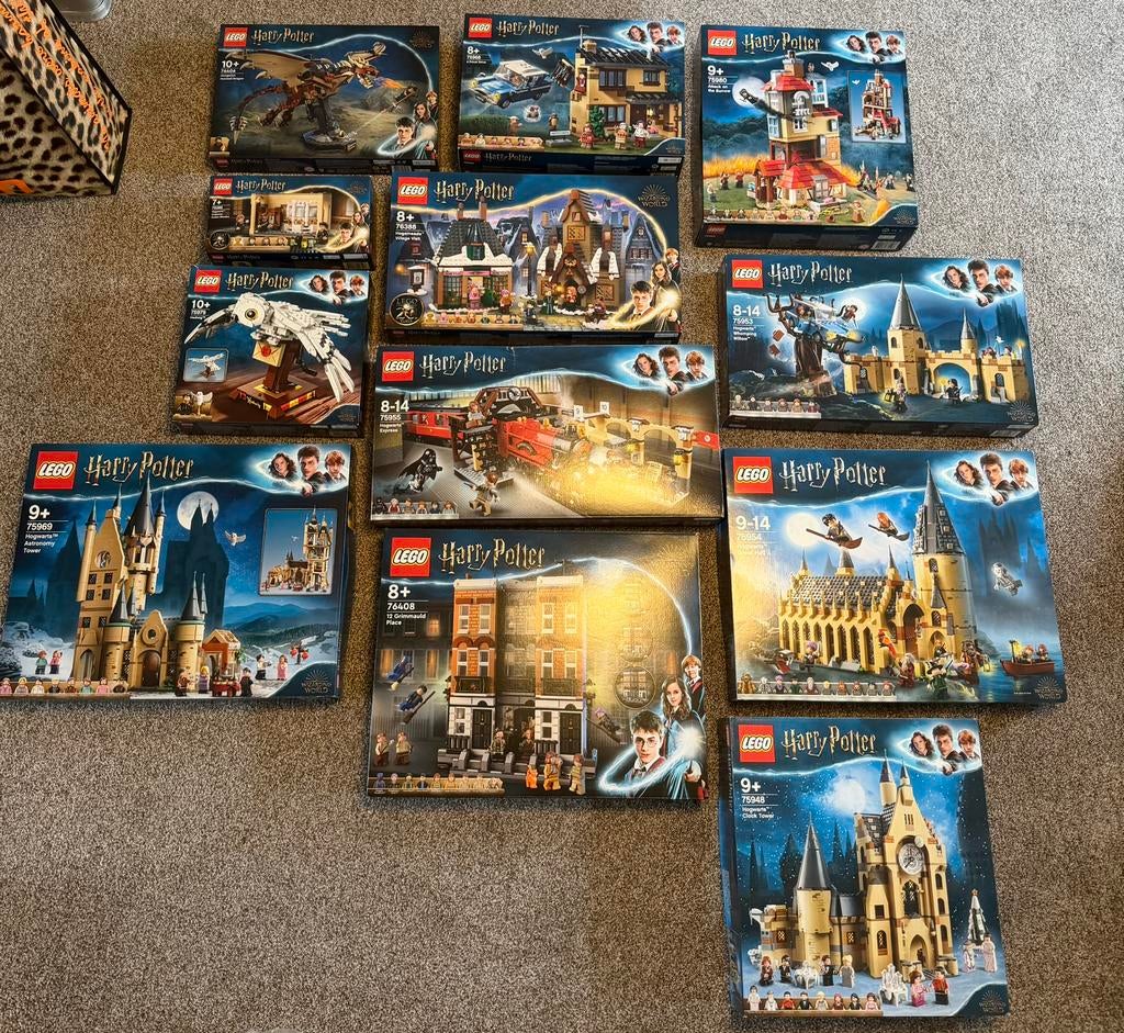 LEGO Harry Potter collectie 12 sets MISB Hogwarts, Ophalen of Verzenden, Nieuw, Complete set, Lego