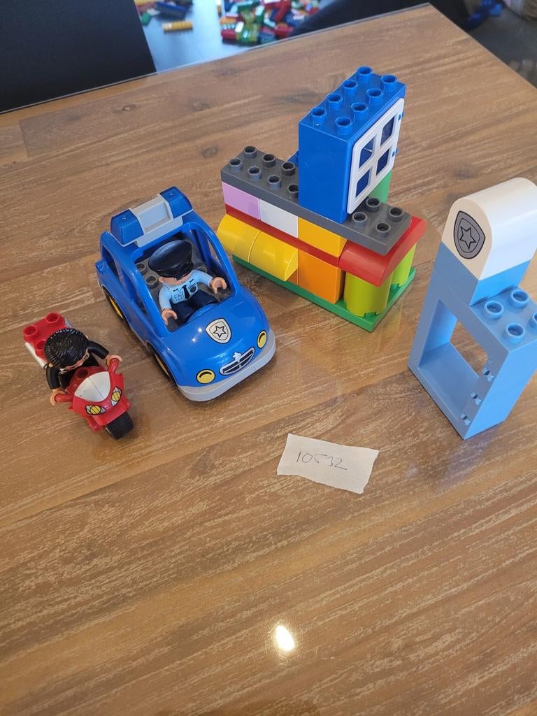 Duplo 10532 Politie Achtervolging Compleet, Ophalen of Verzenden, Gebruikt, Complete set, Duplo