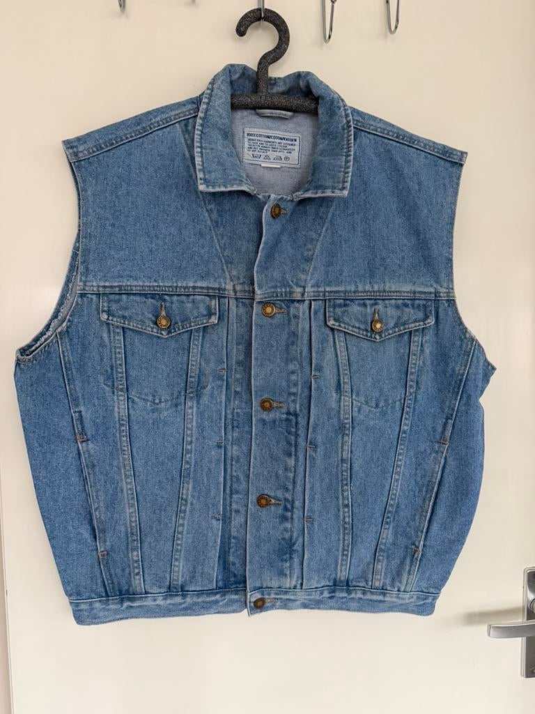 Heren spijker body warmer 2 stuks maat L, Kleding | Heren, Bodywarmers, Ophalen of Verzenden, Zo goed als nieuw, Maat 48/50 (M)