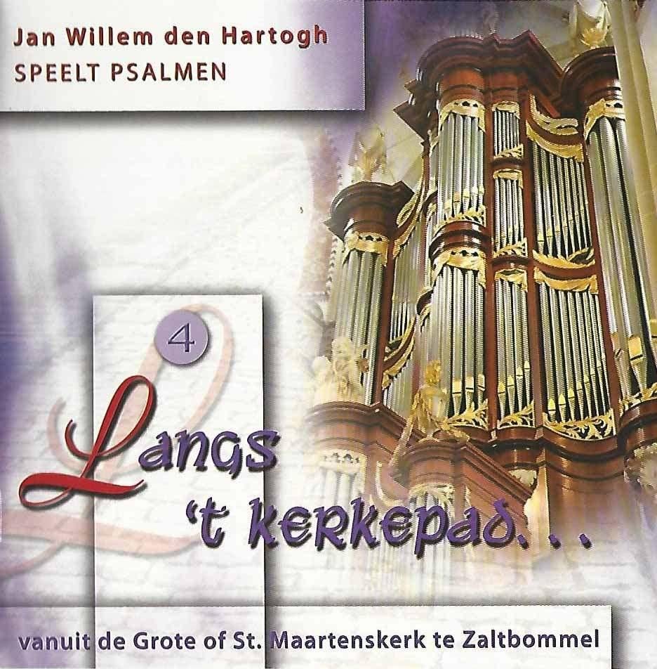 OrgelCD: Jan Willem den Hartogh speel Psalmen - Kerkepad 4, Ophalen of Verzenden, Zo goed als nieuw, Koren of Klassiek