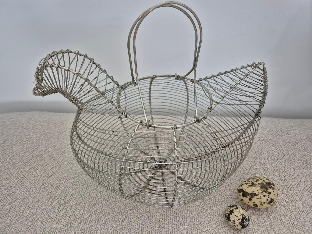 Kip draad mand voor eieren, *, Gebruikt, *, Ophalen of Verzenden