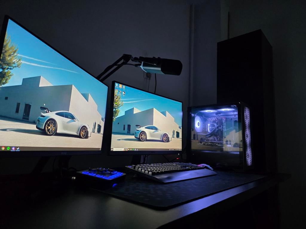 Gaming PC - Complete Setup!, Computers en Software, Desktop Pc's, 32 GB, Zelf gebouwde pc, AMD Ryzen 5, Zo goed als nieuw