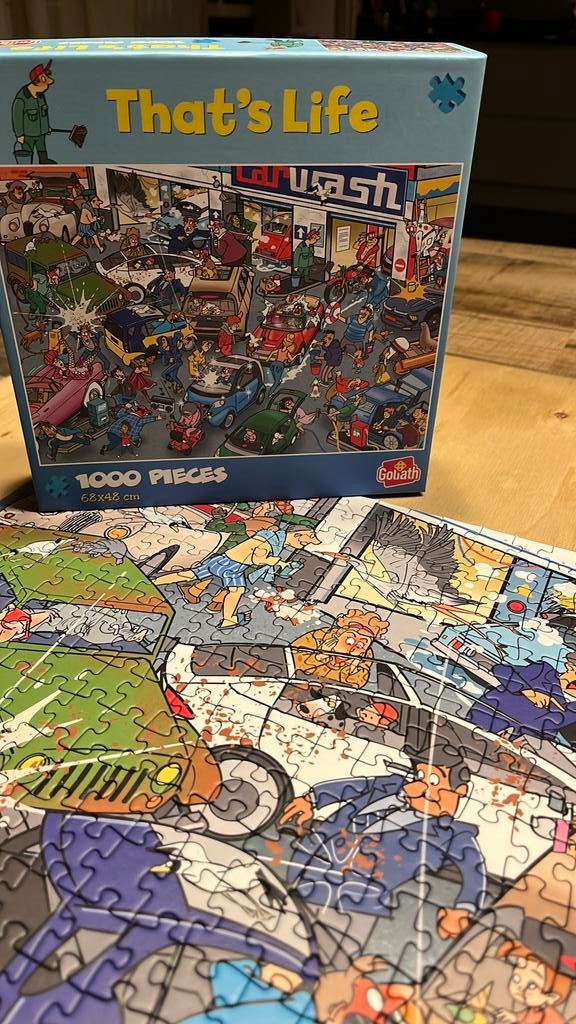 That’s life puzzel, Ophalen of Verzenden, 500 t/m 1500 stukjes, Zo goed als nieuw, Legpuzzel