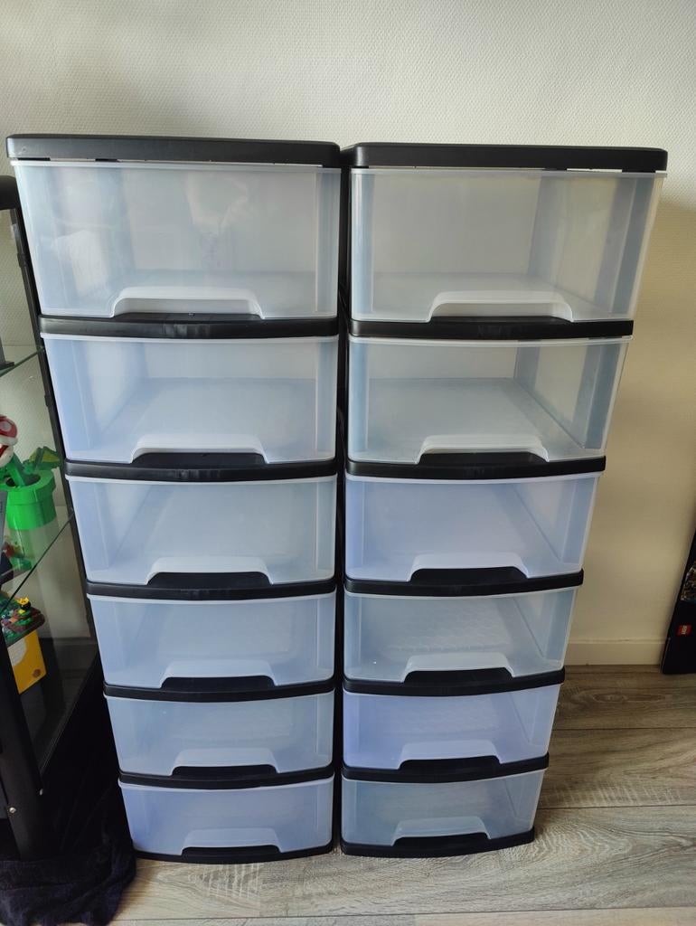 Ladekast organizer opberger bakken kunstof, Ophalen, Minder dan 50 cm, 5 laden of meer, Minder dan 100 cm