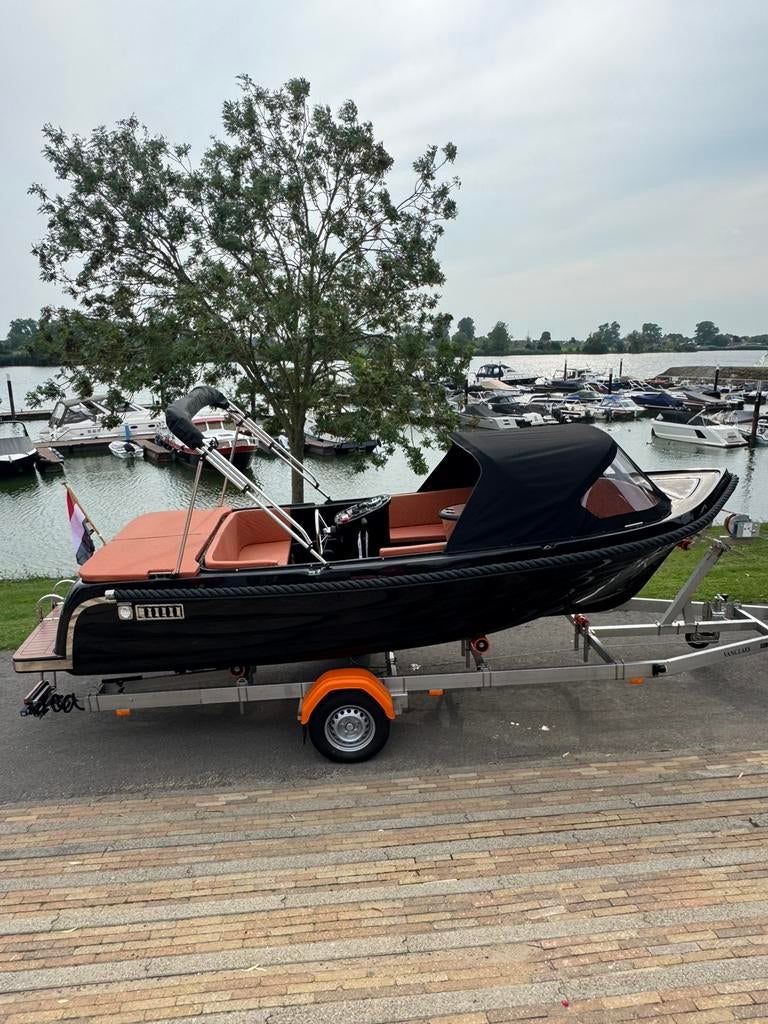 Maassloep 590 honda 20pk luxe opties NIEUW pasen geopend, Watersport en Boten, Sloepen, 10 tot 30 pk, Ophalen of Verzenden, Zo goed als nieuw
