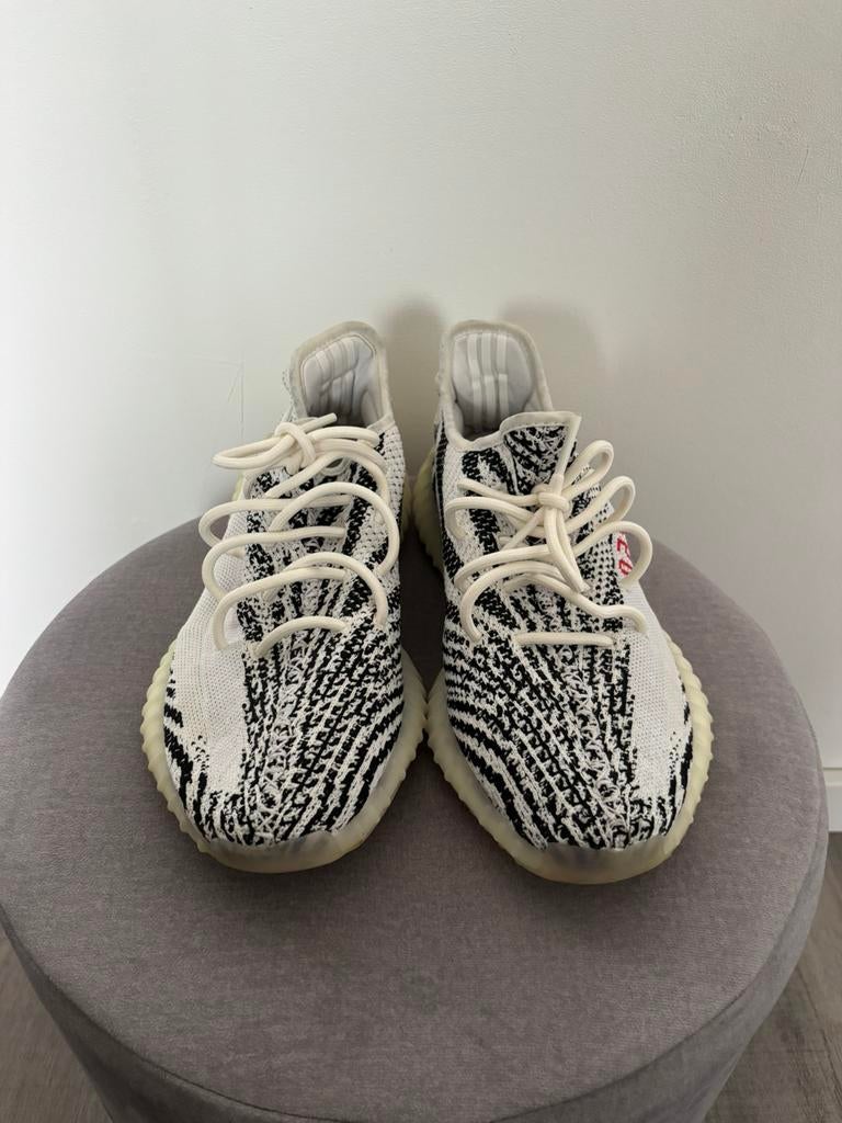 Yeezy Boost 350 V2 OG - US8.5-UK8-EU42, Wit, Ophalen of Verzenden, Sneakers of Gympen, Zo goed als nieuw