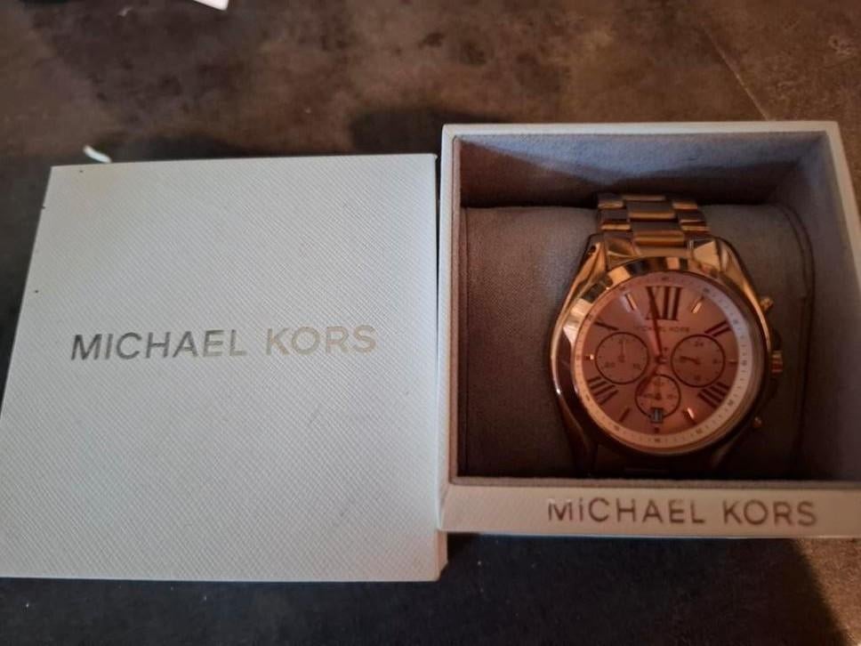 Michael Kors horloge, Sieraden, Tassen en Uiterlijk, Horloges | Dames, Ophalen of Verzenden, Zo goed als nieuw, Staal, Overige merken