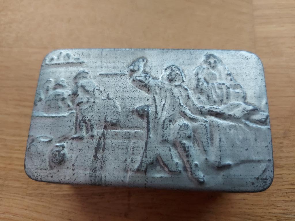 Oud blikje van melle's, Ophalen of Verzenden, Gebruikt, Overige, Overige merken