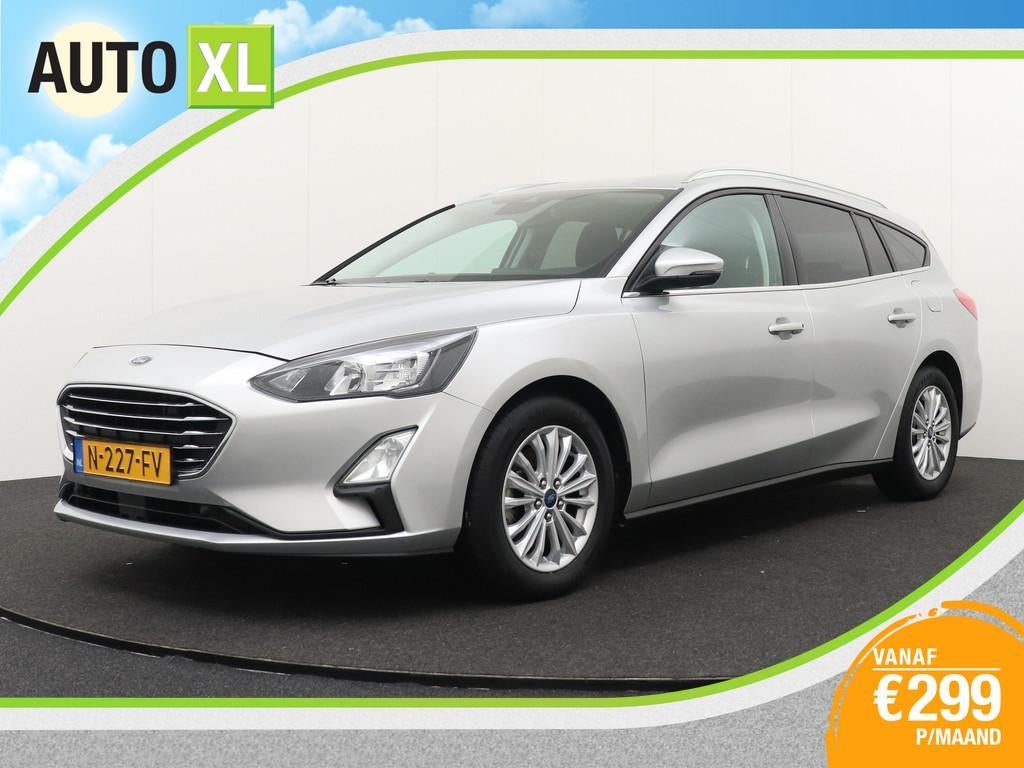 Ford FOCUS Wagon 125PK Titanium X Camera Climate Carplay, Auto's, Stof, Gebruikt, Origineel Nederlands, Zilver of Grijs