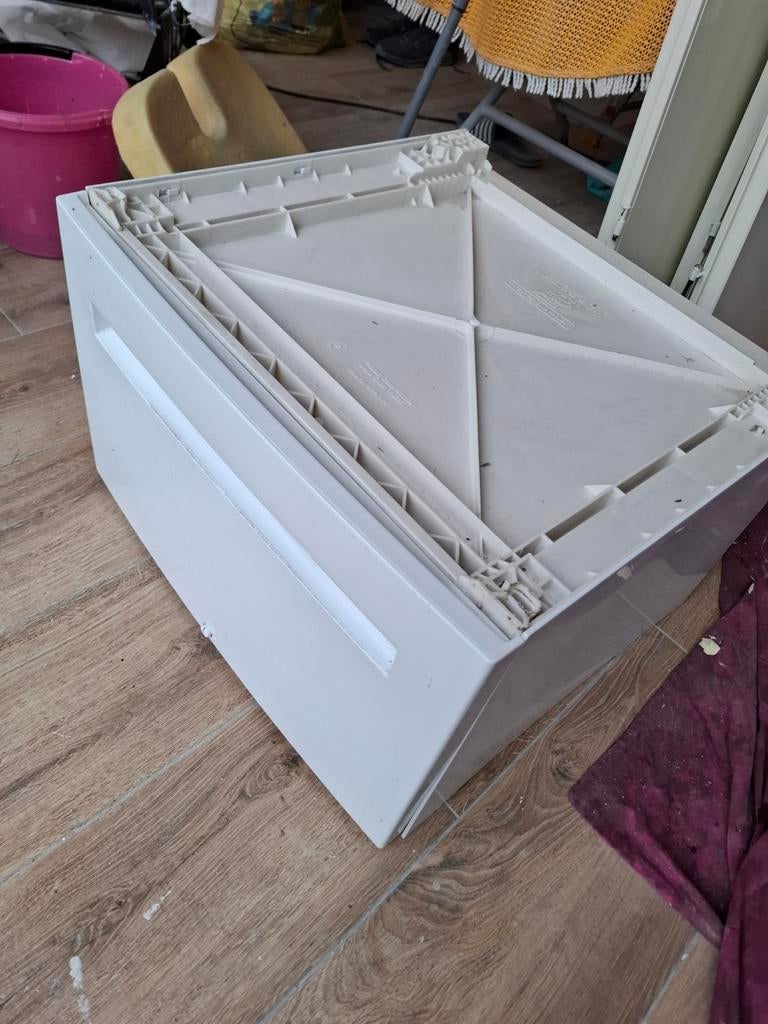 Verhoger voor wasautomaat of droger., Witgoed en Apparatuur, Vriezers en Diepvrieskisten, Ophalen, Minder dan 60 cm, 160 cm of meer