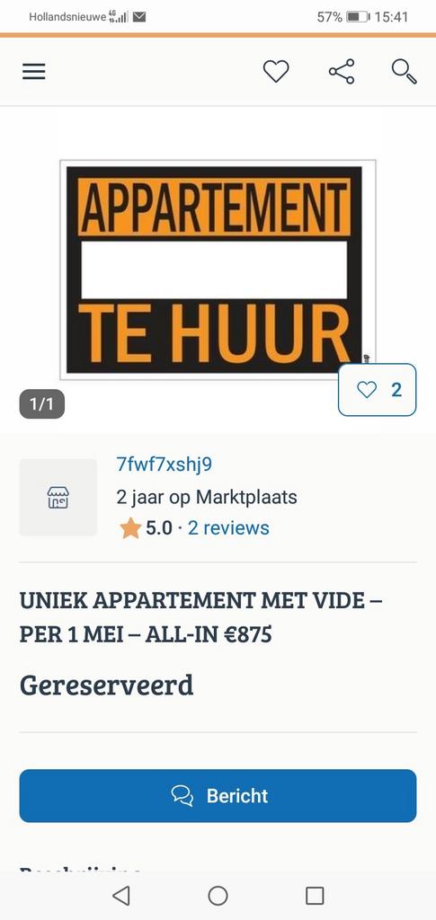 Oplichter noemt zich nu prive