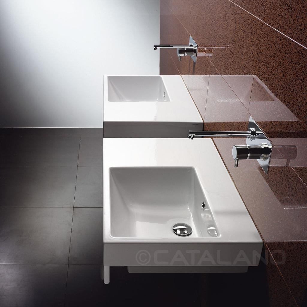 Partij design wastafels Catalano –140 stuks–slechts €36 p/st, Doe-het-zelf en Verbouw, Sanitair, Ophalen, Nieuw, Steen, Wastafel