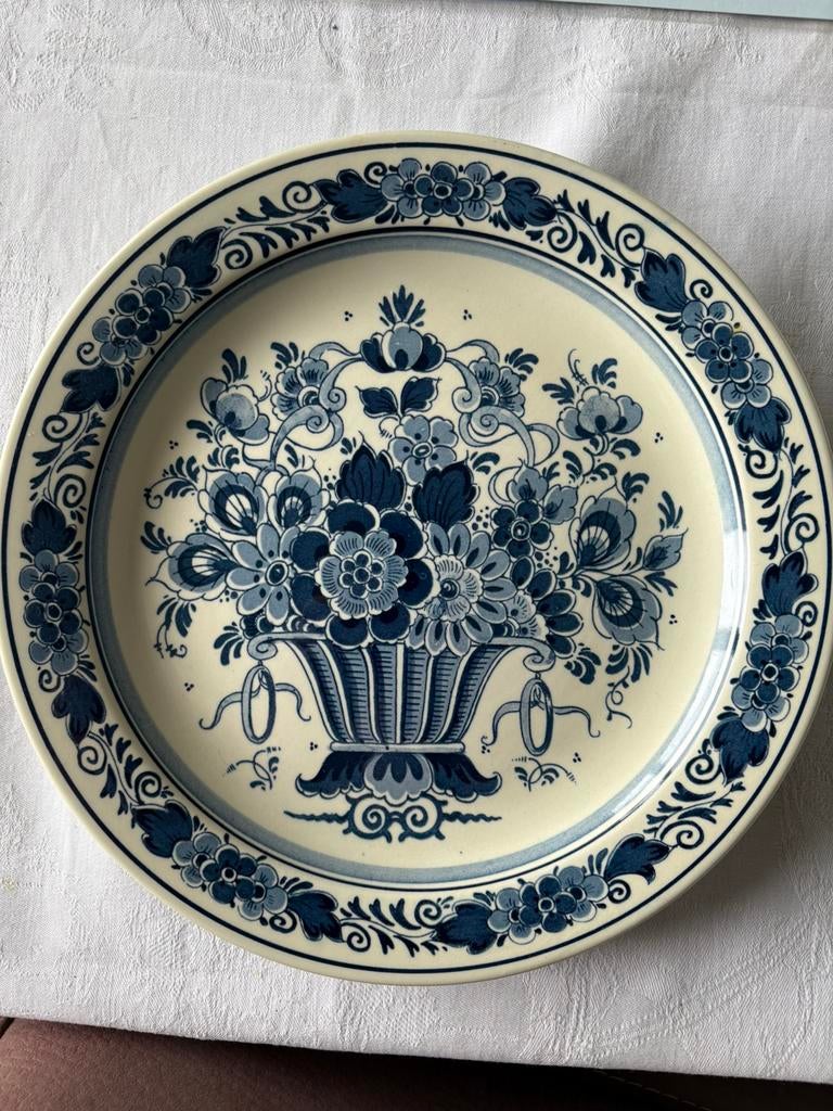 Delft blauw bord, Ophalen of Verzenden