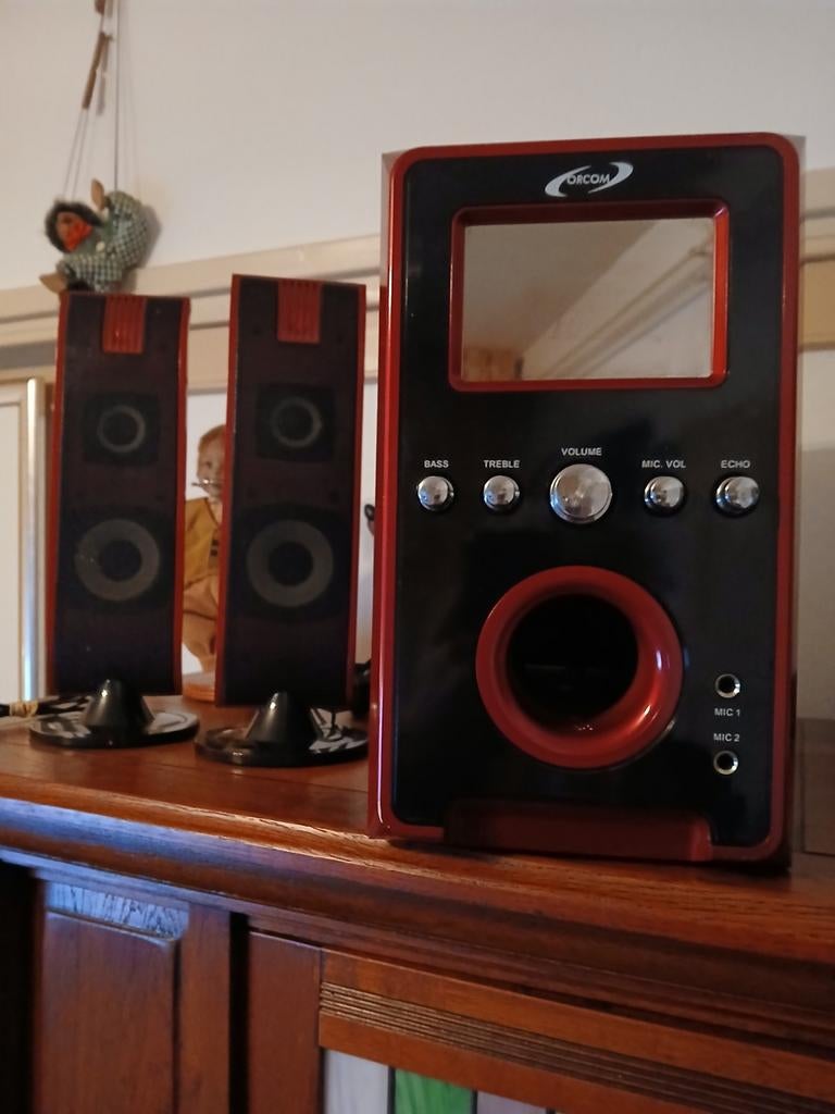 ORCOM OM-707 Multimedia Speakersysteem - Zo goed als nieuw, Zo goed als nieuw, 60 tot 120 watt, Complete surroundset, Ophalen