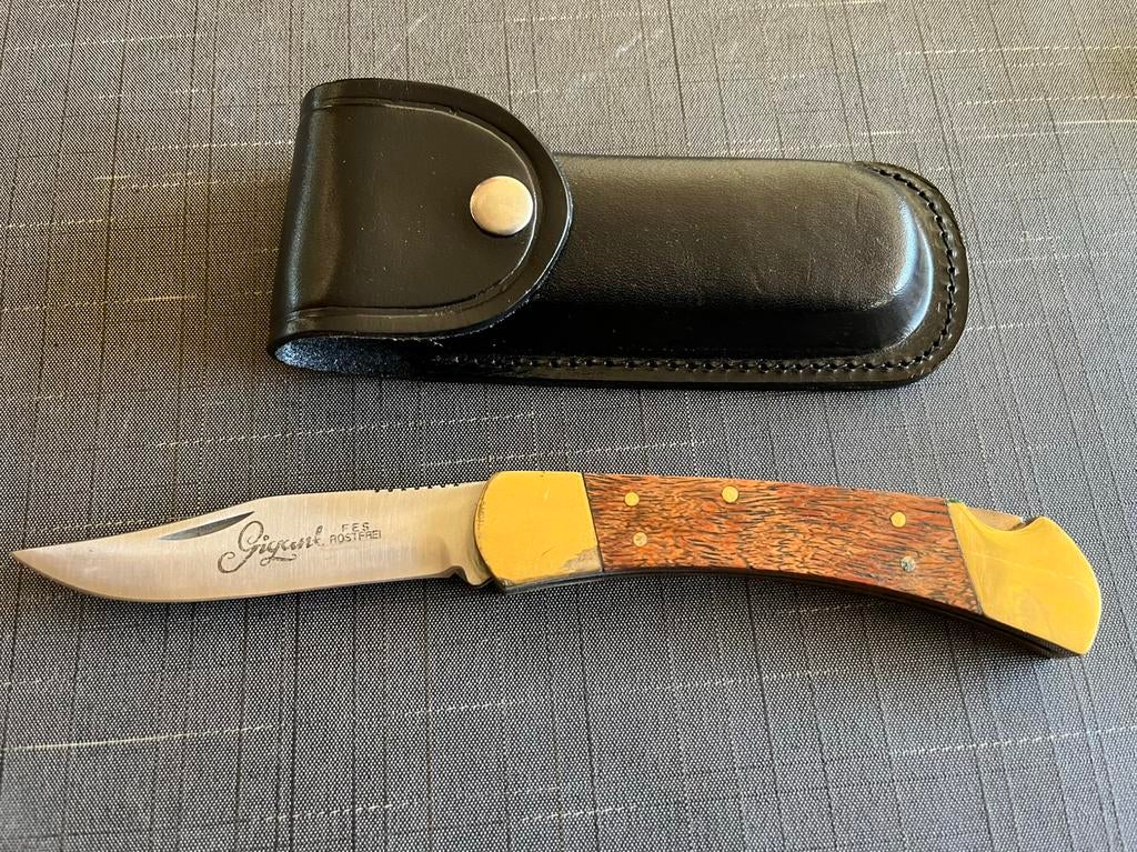 Vintage folding hunter knife/ zakmes/jacht mes, Ophalen of Verzenden