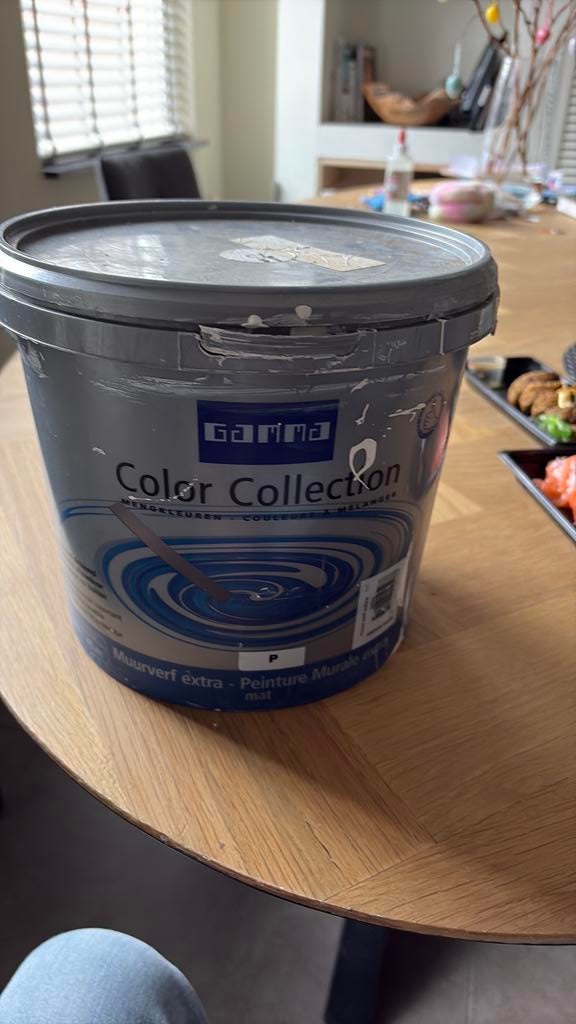 Muurverf Gamma color collection 9010 +/- 3 L, Ophalen, Gebruikt, Wit, Verf