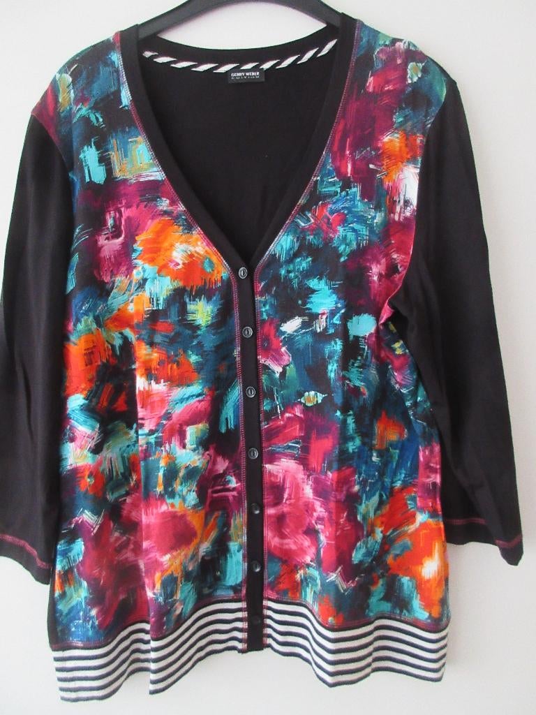 Gerry Weber damesvest maat 46., Gerry weber, Ophalen of Verzenden, Zo goed als nieuw, Maat 46/48 (XL) of groter