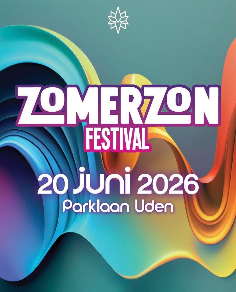 3 Tickets ZomerZon Festival Uden 2026, Tickets en Kaartjes, Drie personen of meer
