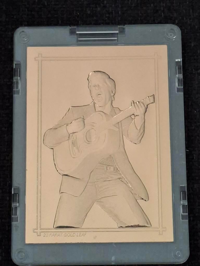 Elvis Presley gelimiteerde goldplate kaart, Ophalen of Verzenden, Nieuw, Foto of Kaart