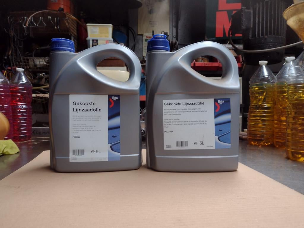 10 liter gekookte lijnzaadolie, Ophalen of Verzenden, Overige typen