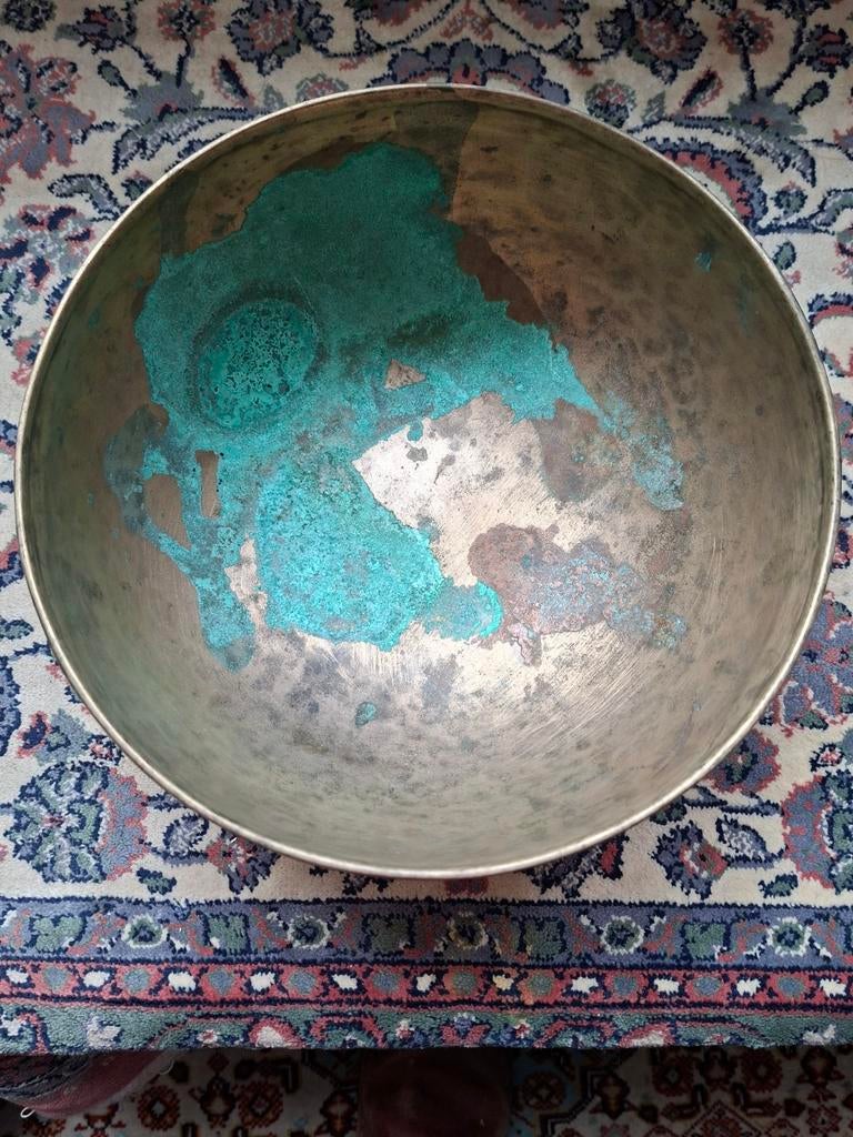 Oude klankschaal, Antiek en Kunst, Antiek | Schalen, Ophalen of Verzenden