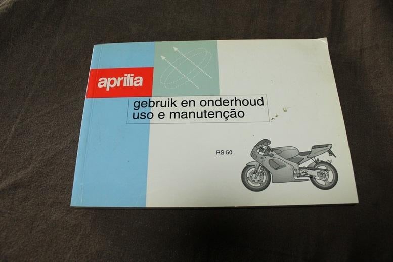 Aprilia RS50 1998 instructie boekje  RS 50, Ophalen of Verzenden, Zo goed als nieuw