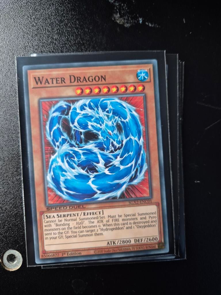 Yu-Gi-Oh! Water Dragon Kaart - Speed Duel SGX2-ENCO1, Ophalen of Verzenden